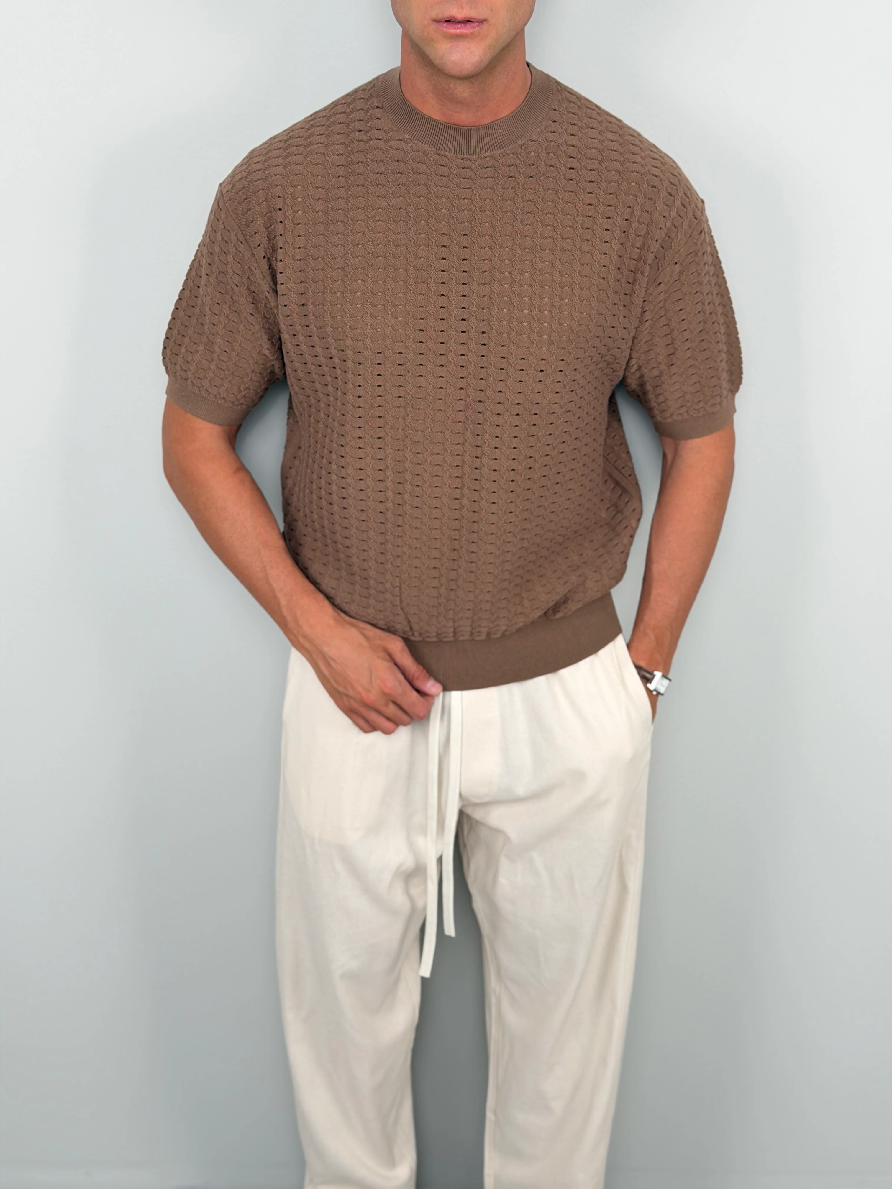 T-SHIRT RIBBED COTONE - Image 2